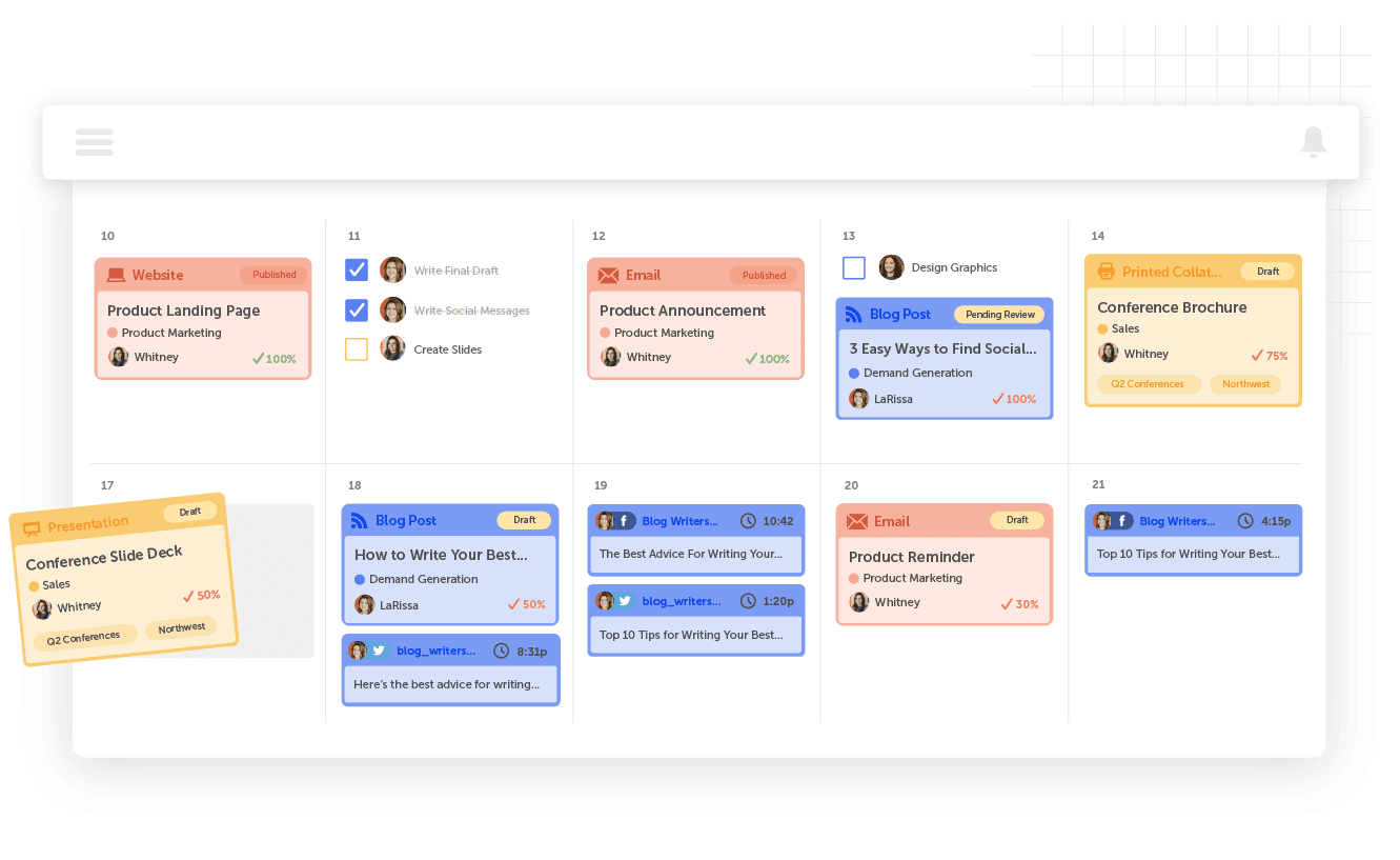 CoSchedule Calendar Graphic