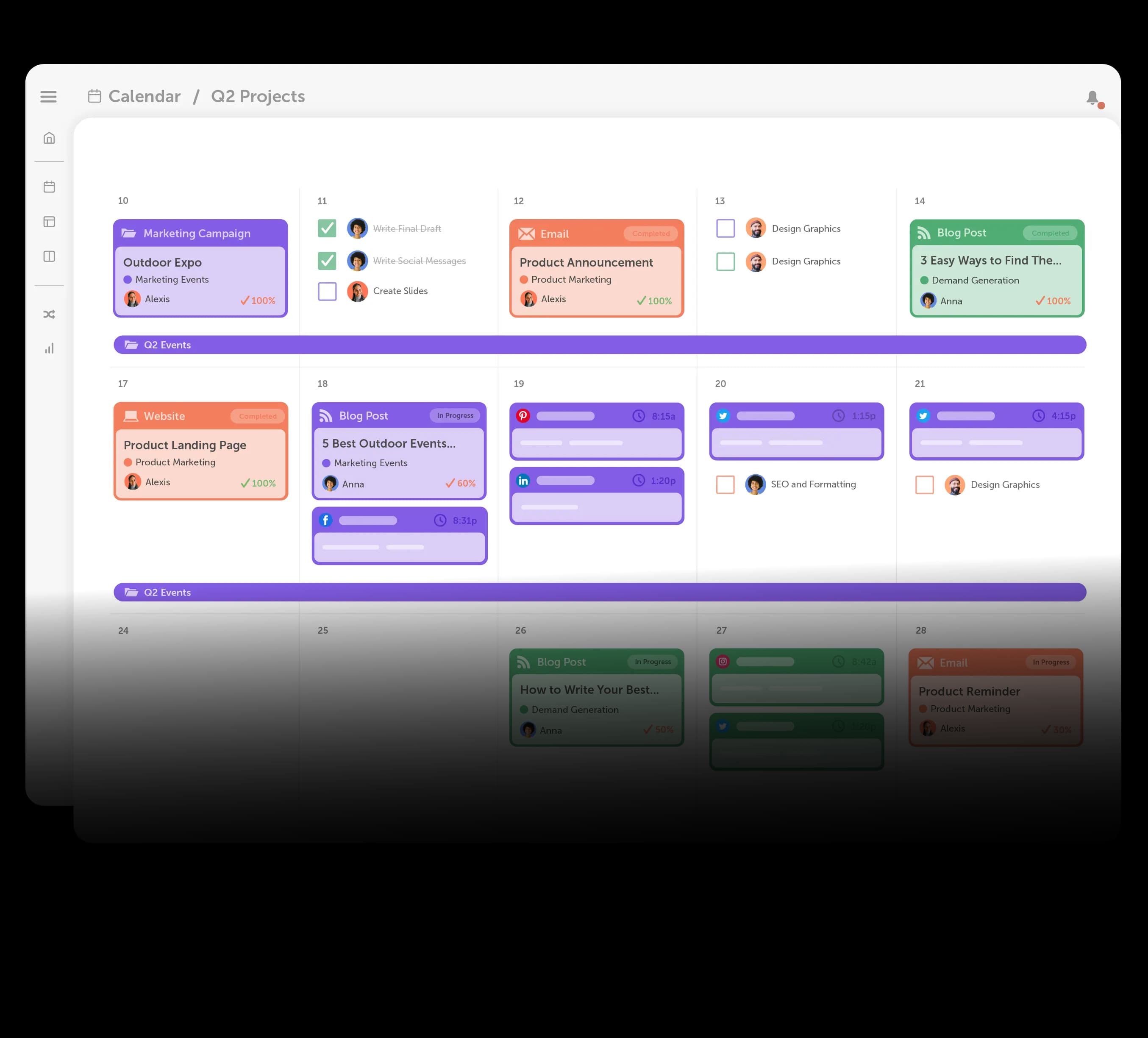 CoSchedule Marketing Calendar