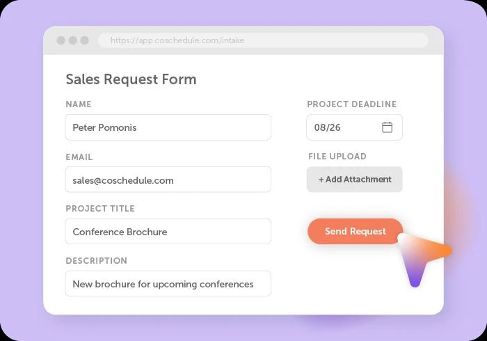 Request Forms Example