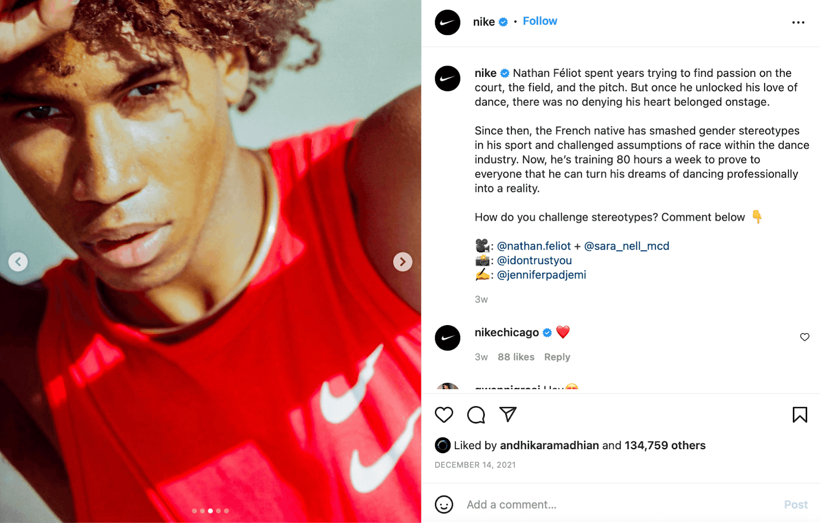nike instagram post nike instagram post