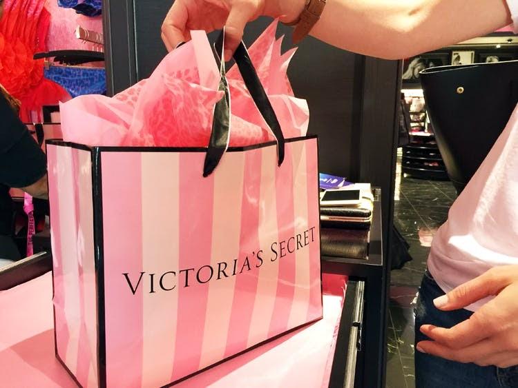 Appealing retail packaging from Victoria's Secret