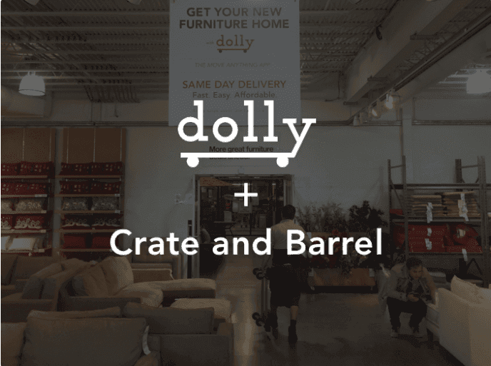 Partner with local businesses like Dolly and Crate & Barrel