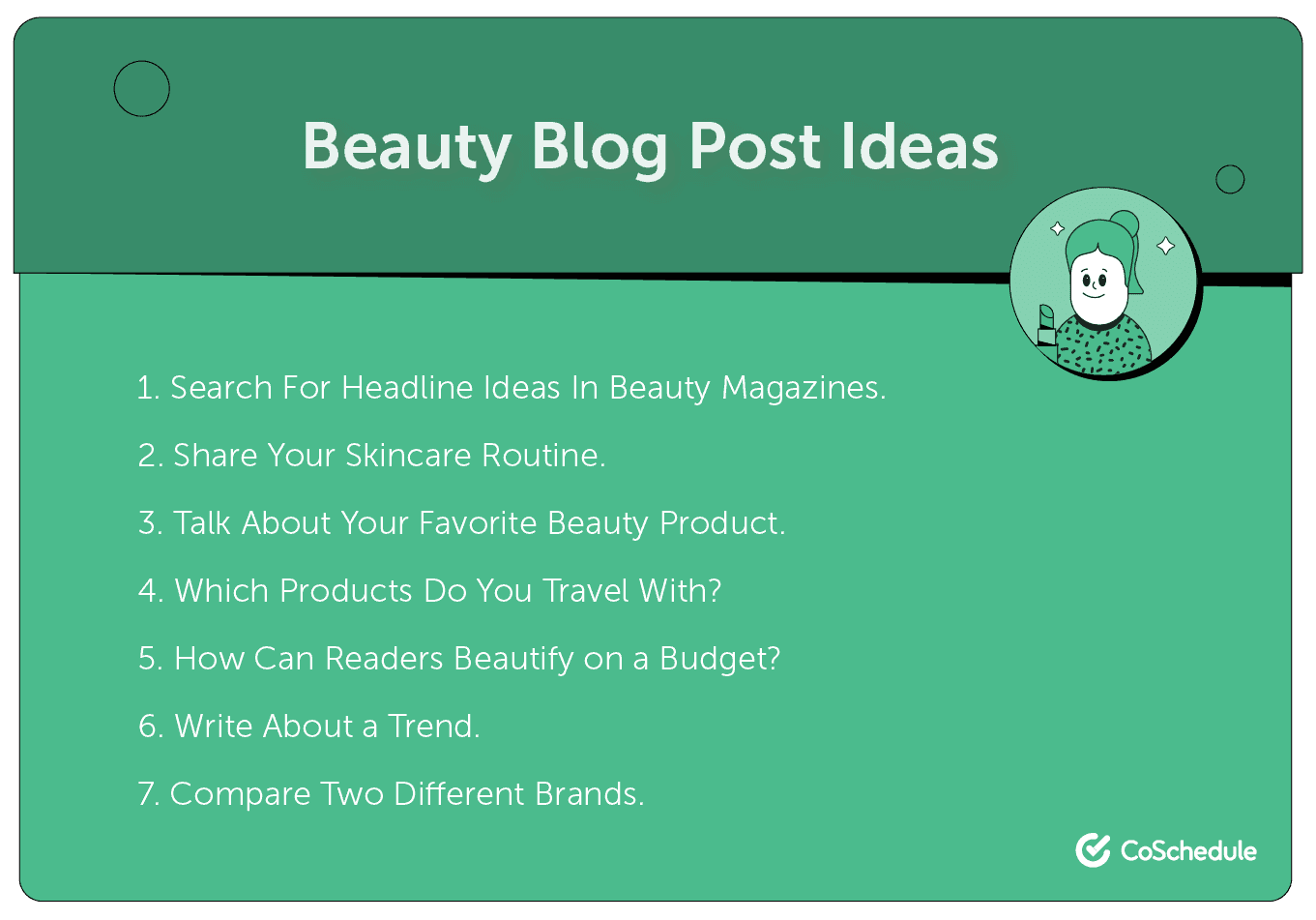 Beauty blog post ideas.