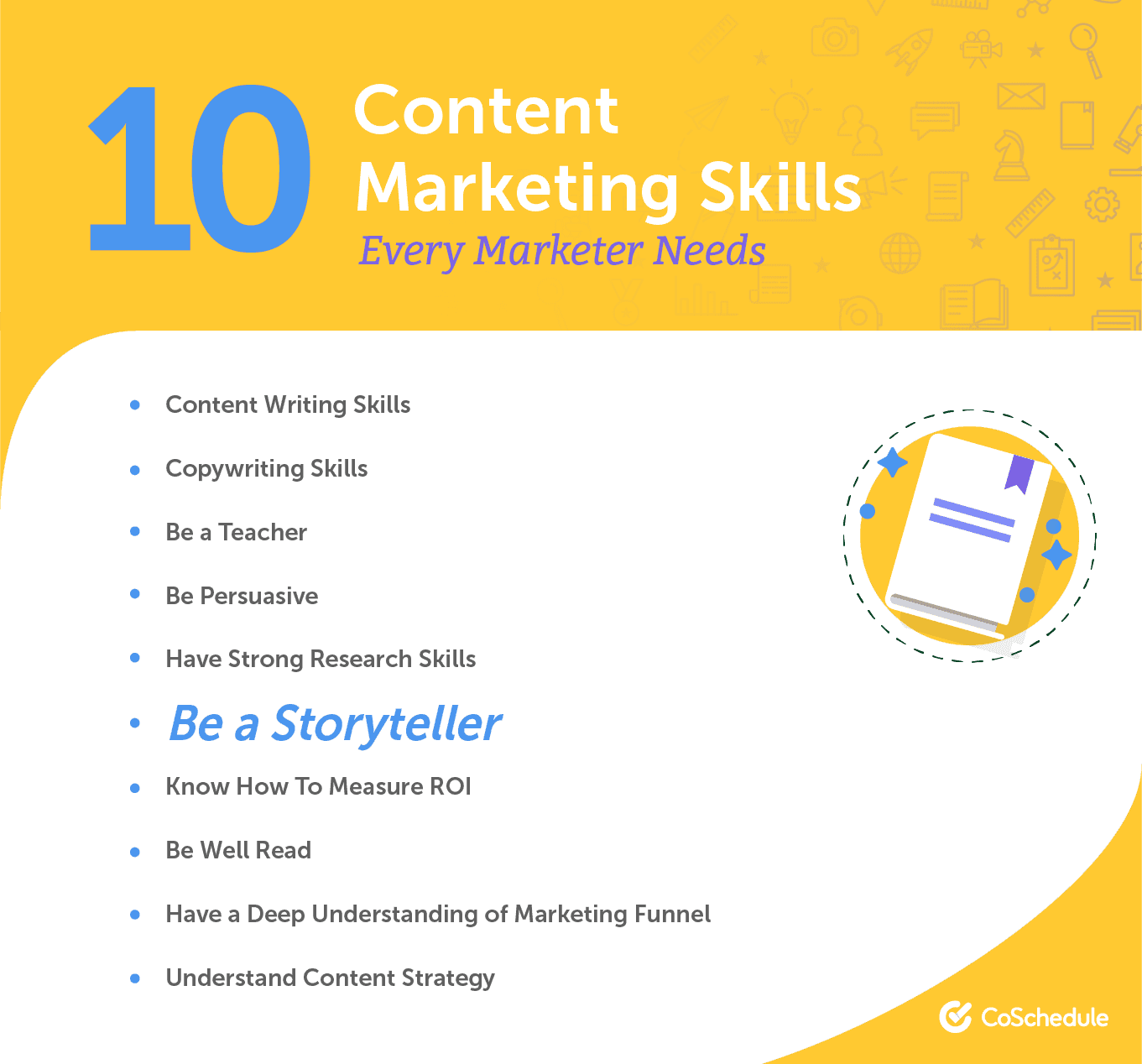 10 content marketing skills every marketer needs.