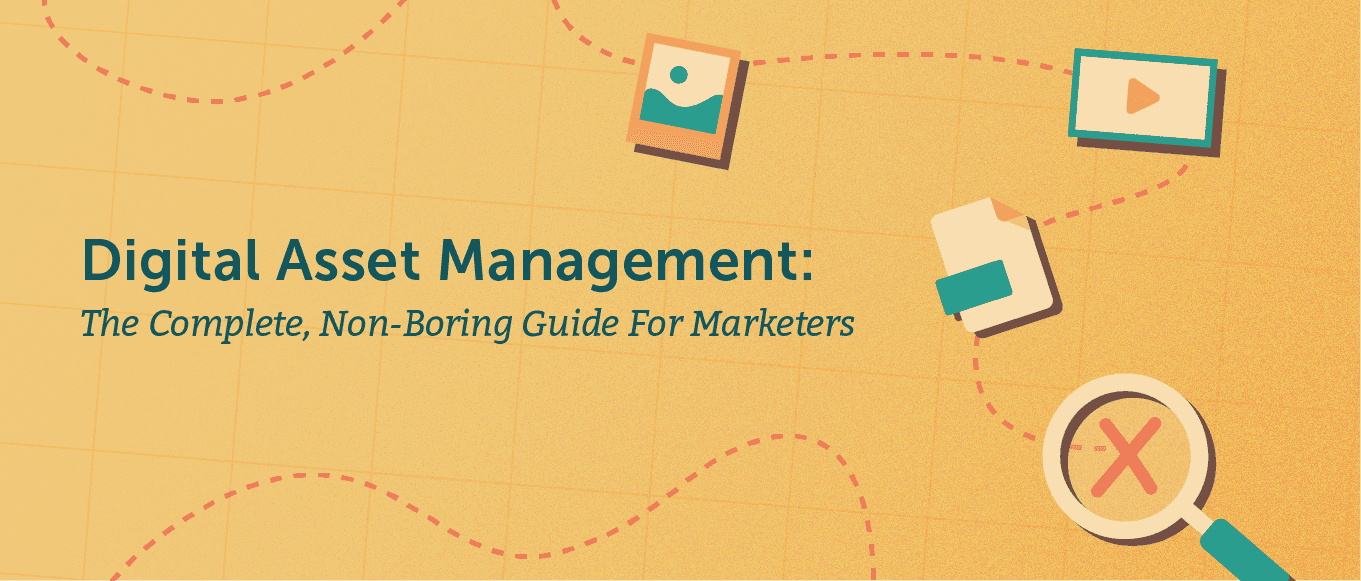 Digital asset management guide for marketers header.