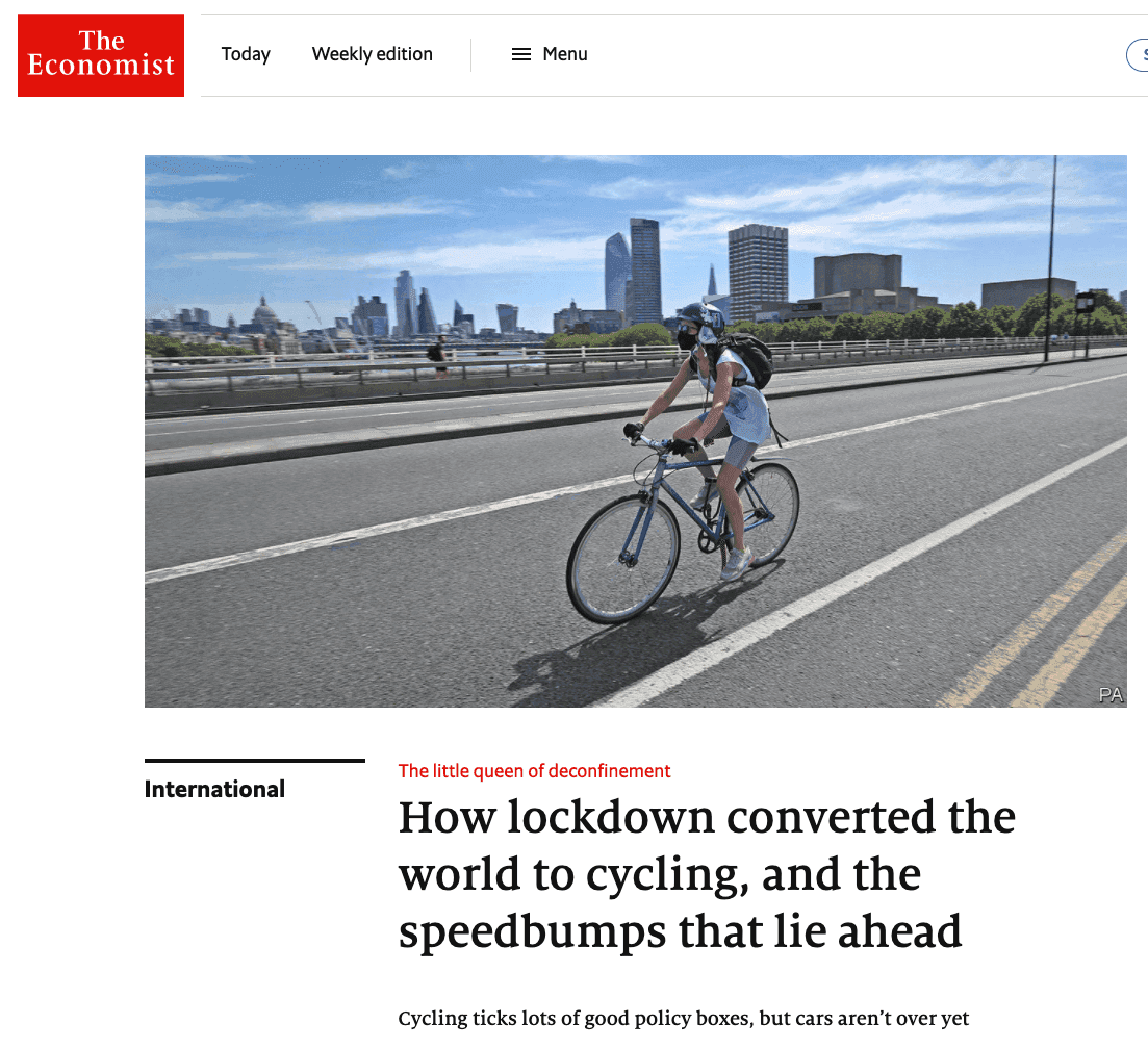 Wordplay headline by The Economist