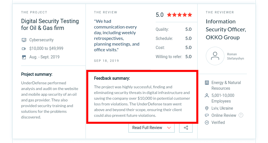 Customer reviews containing pain points