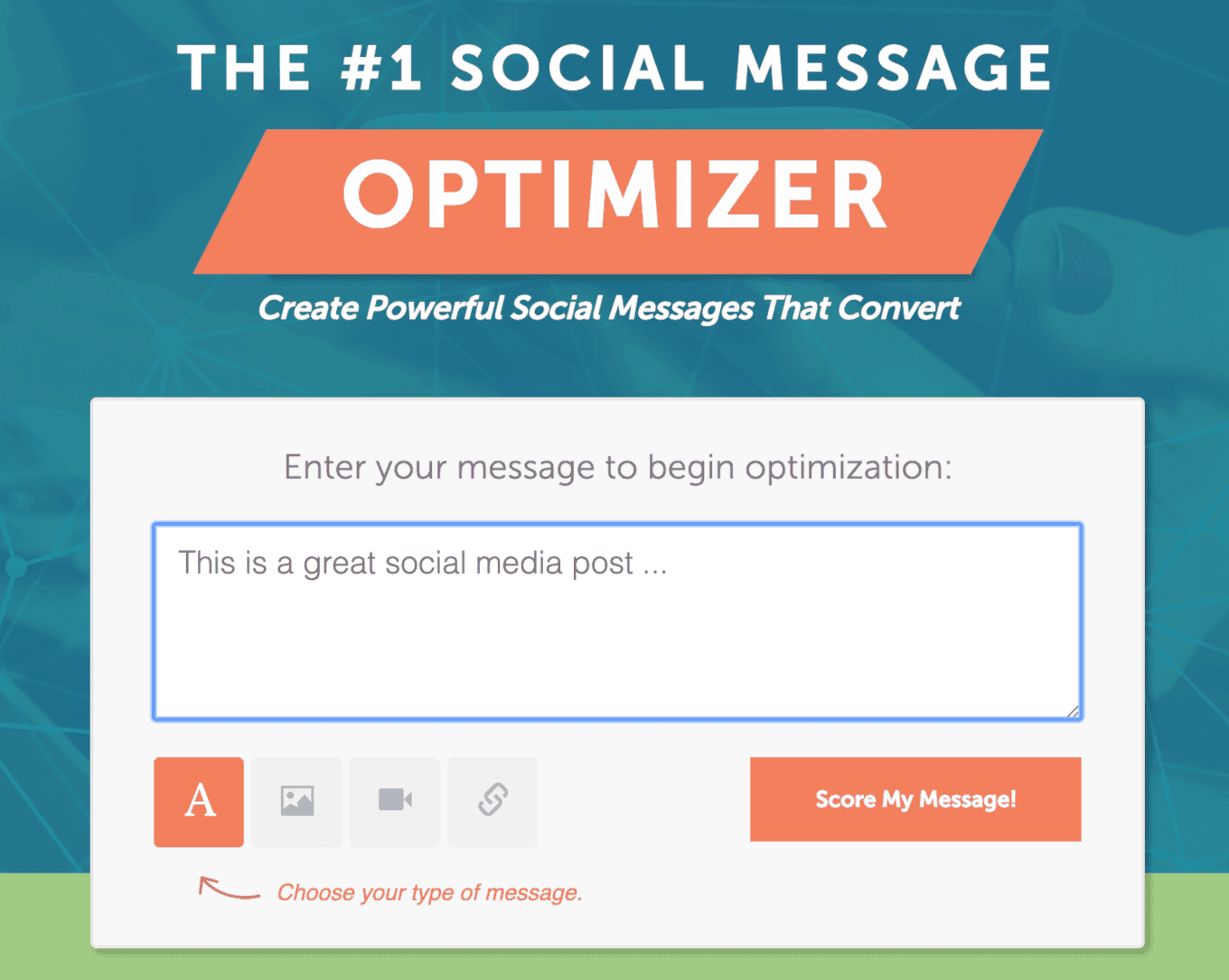 Getting started with the social message optimizer