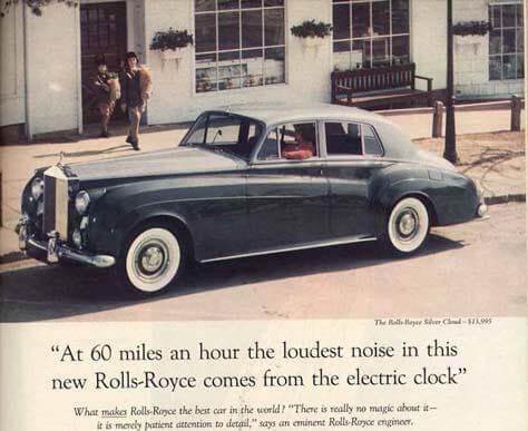 Rolls-Royce Ad Headline