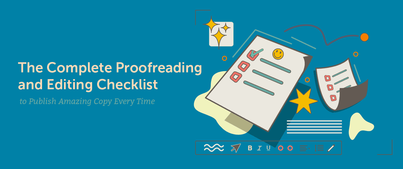 Cover Image for The Complete Proofreading and Editing Checklist to Publish Amazing Copy Every Time
