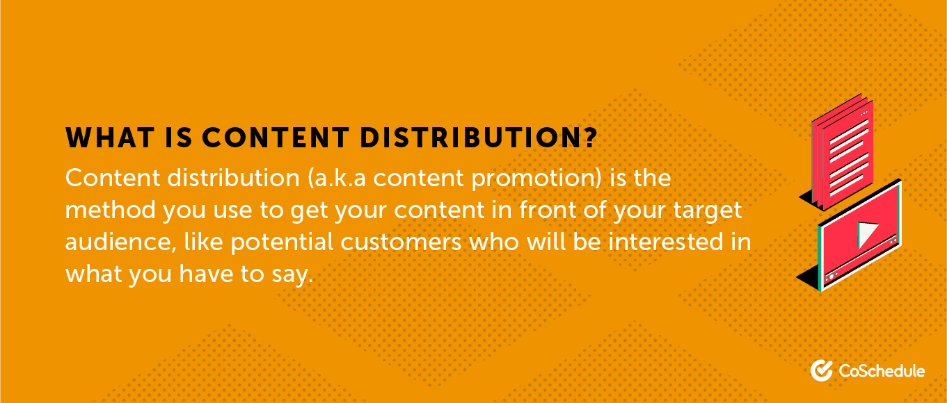 Content distribution definition