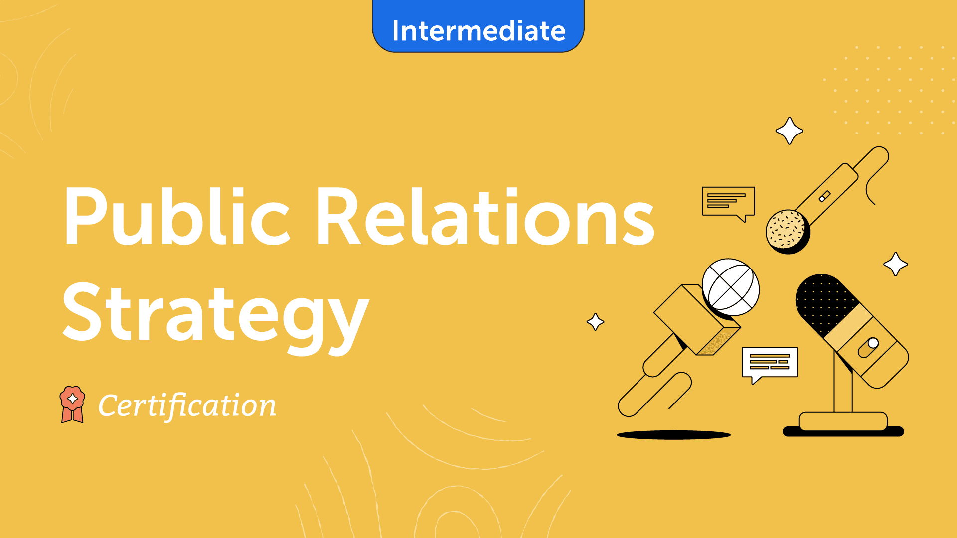 Public Relations Strategy CertificationCourse Card