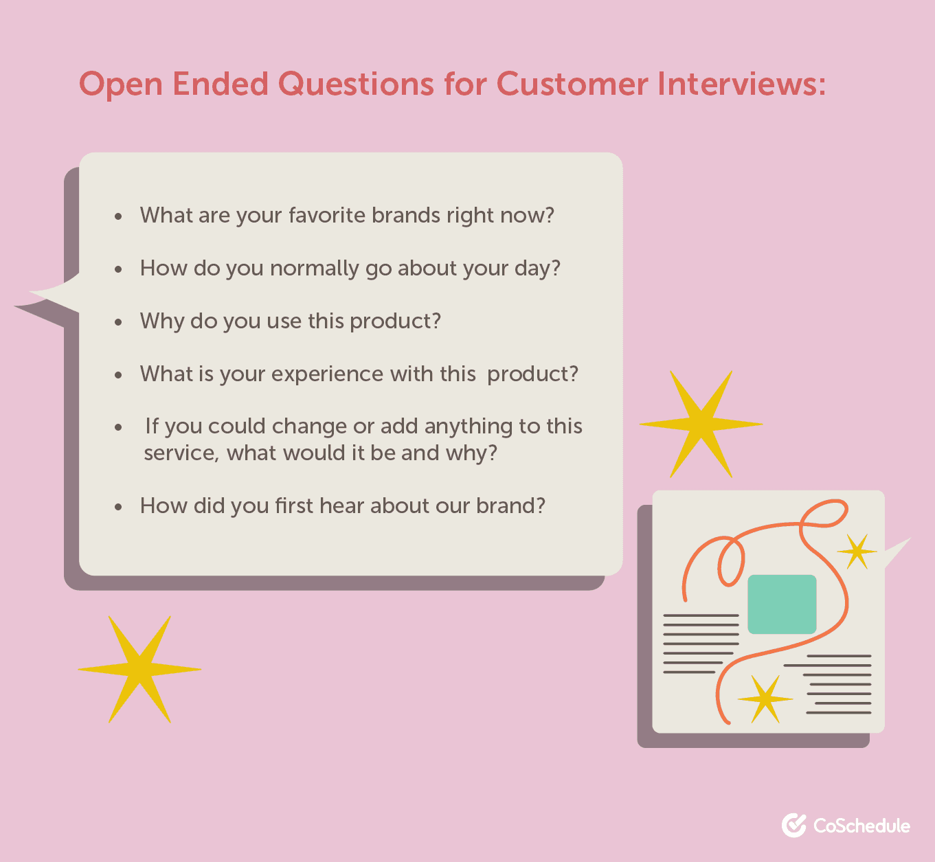 Open ended questions for interviews