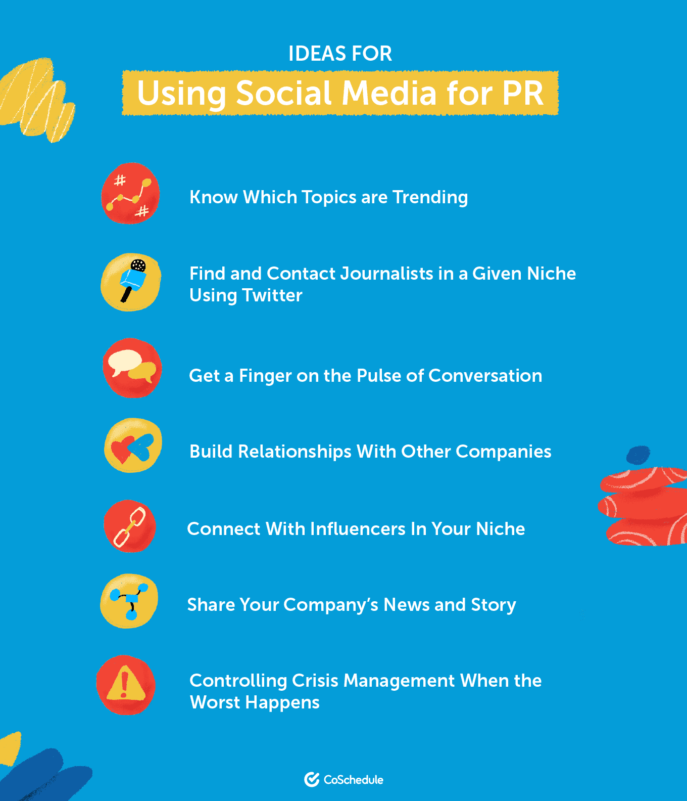 Ideas for using social media for PR