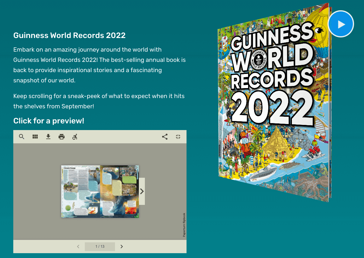 The Guinness book of world records 2022