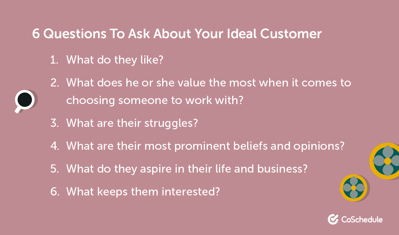 6 questions you should ask your ideal customer