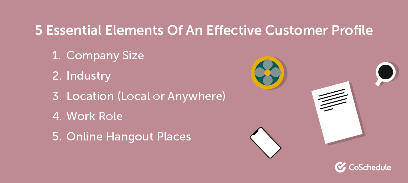 5 elements of an effective customer profile