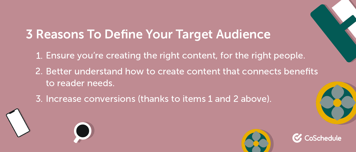 3 reasons to define your target audience
