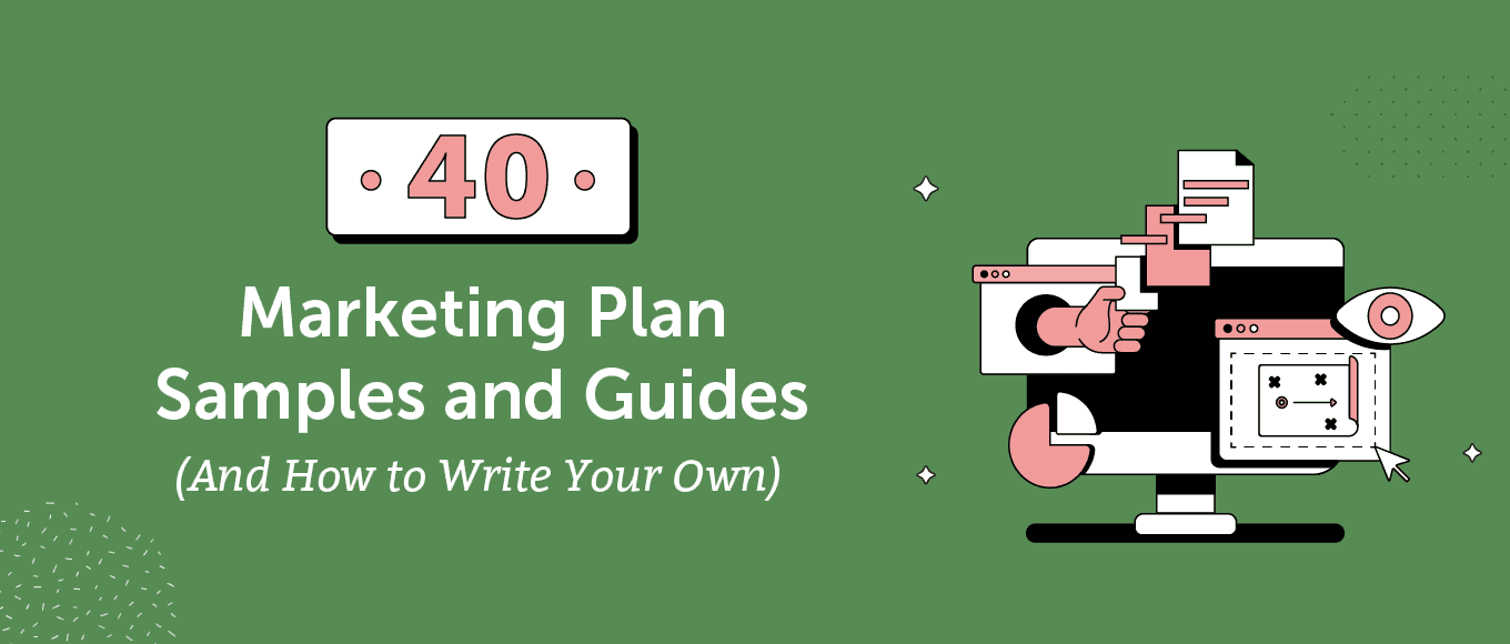 Cover Image for 40 Marketing Plan Samples and Examples To Write Your Own (Free Template)