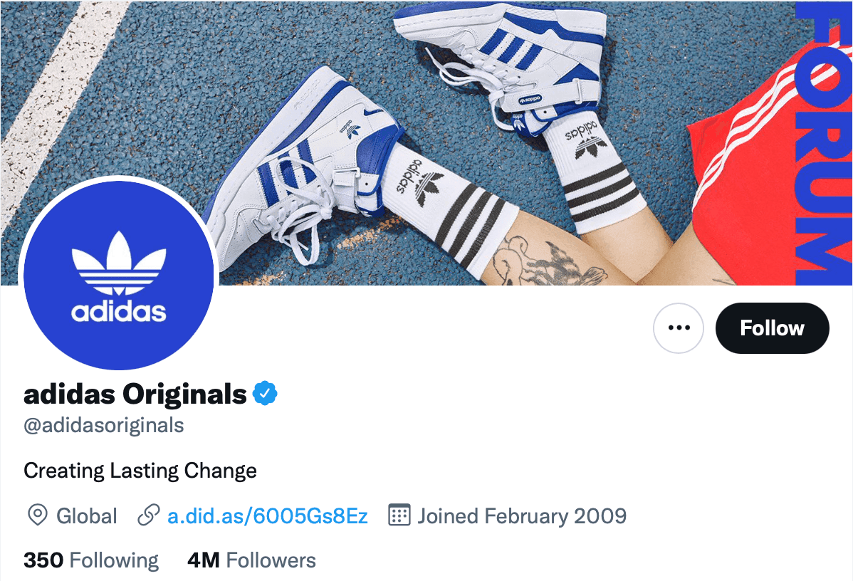 Adidas originals Twitter