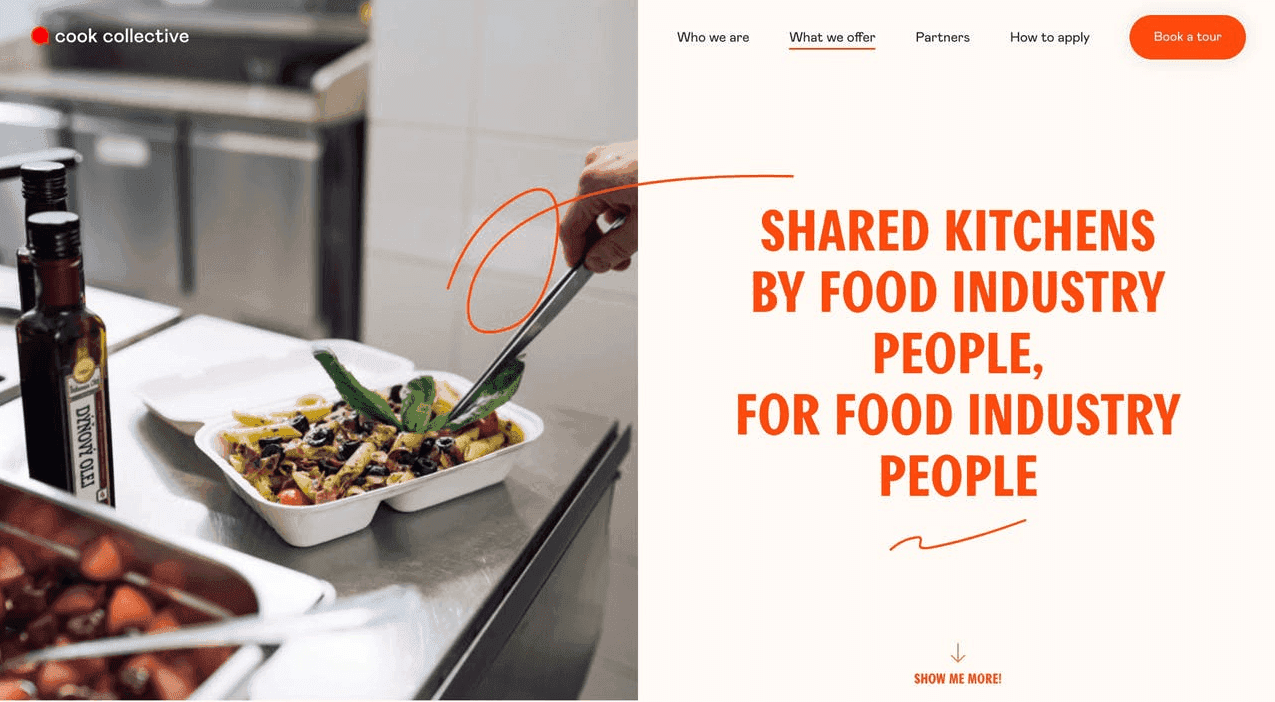 Cook Collective hosts a powerful website that drives traffic