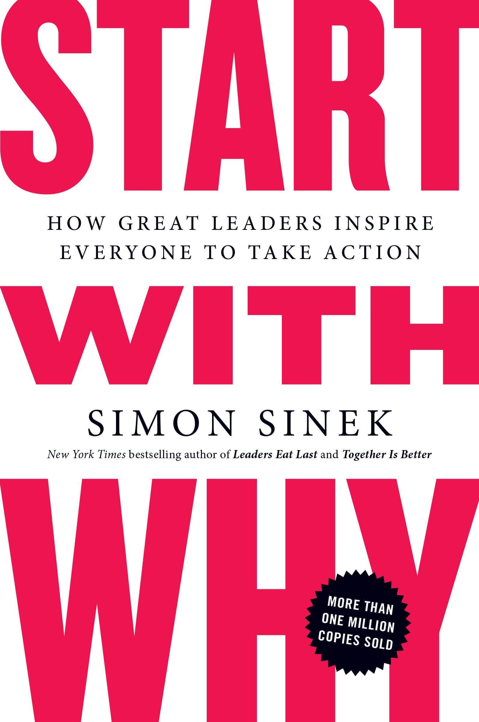book cover of Simon Sinek's "Start With Why"