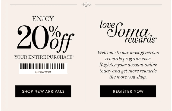 Share coupons through your email newsletters