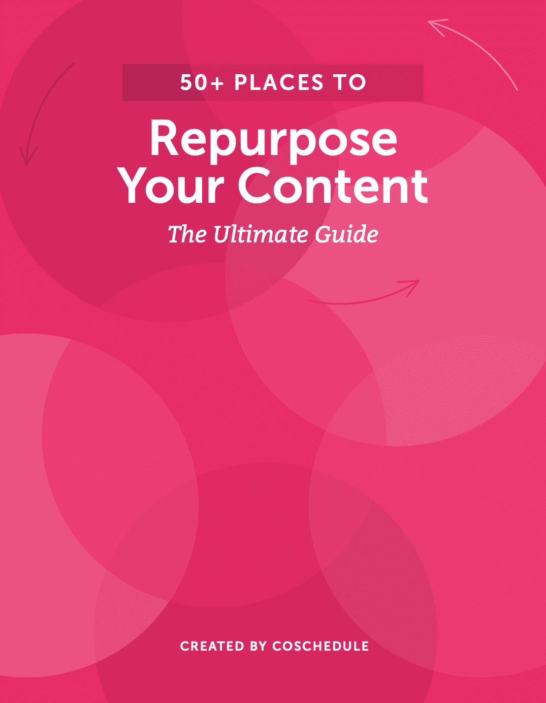 Cover page of a downloadable guide by Coschedule