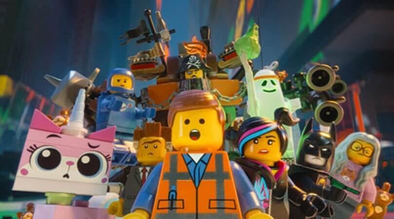 Lego toys as characters utilized as branding for the Lego movie