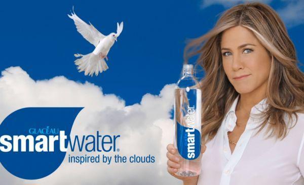 Jennifer Aniston promoting SmartWater.