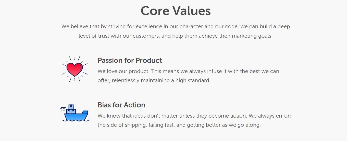 CoSchedule's Core Values