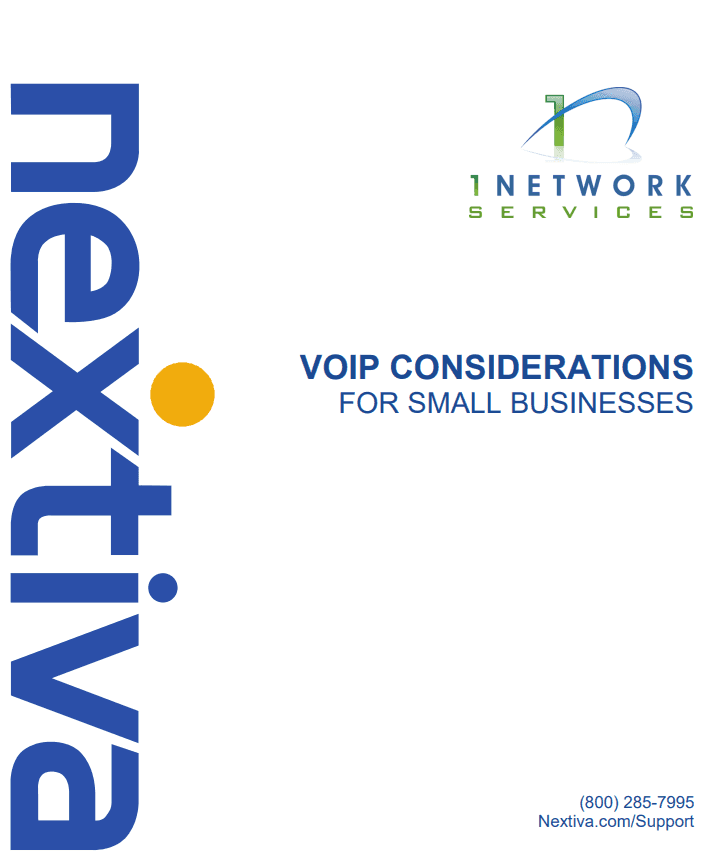 Cover page of a Nextiva white paper