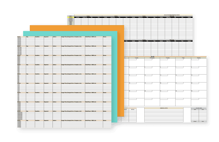 Content Calendar Template The 5 That Every Marketer Needs