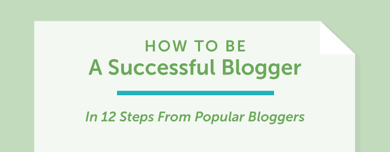 how to be a successful blogger title