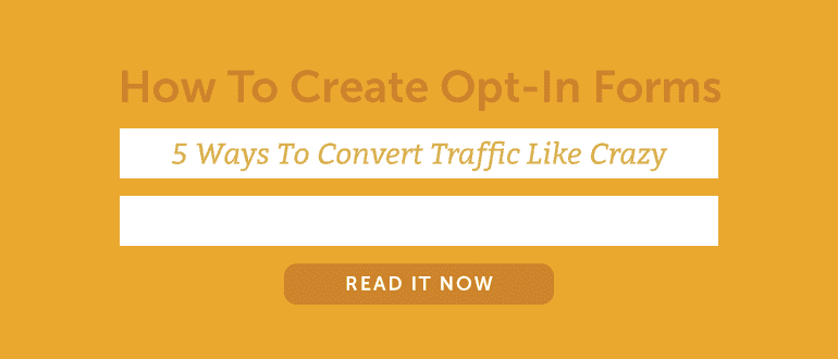 Cover Image for How To Create Opt-In Forms: 5 Ways To Convert Traffic Like Crazy