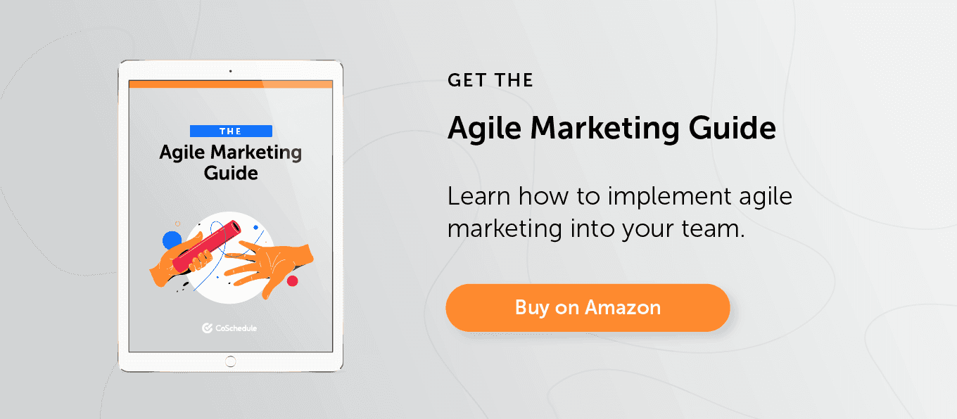 Buy the Agile Marketing Guide on Amazon