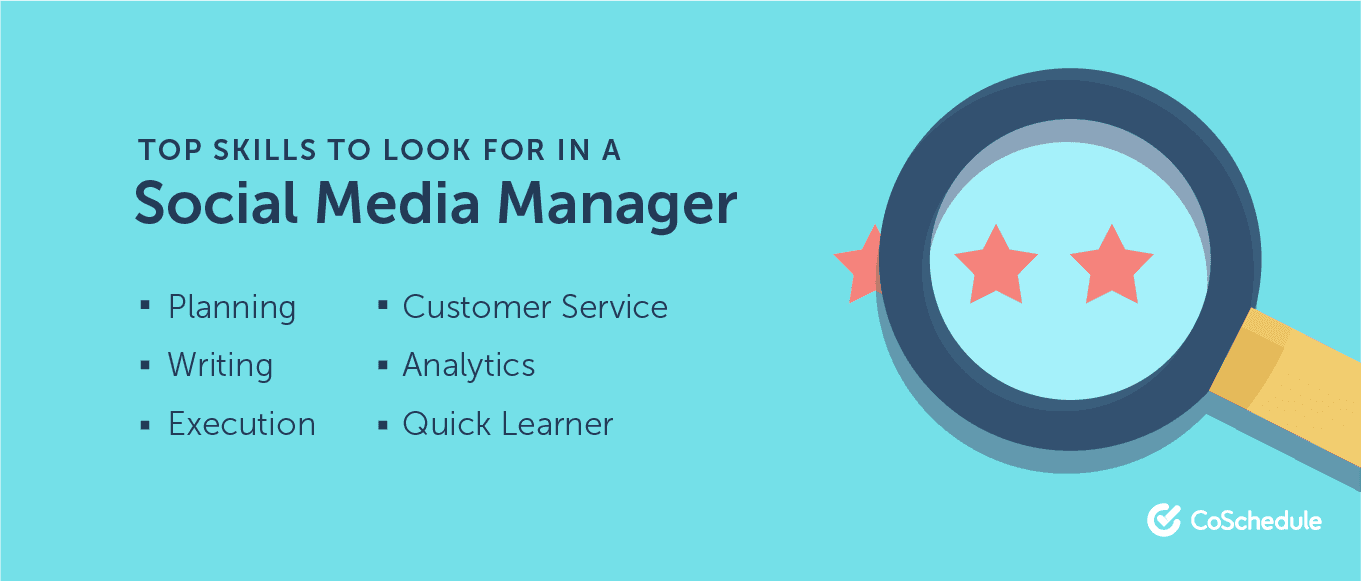 Top skills to look for in a social media manager