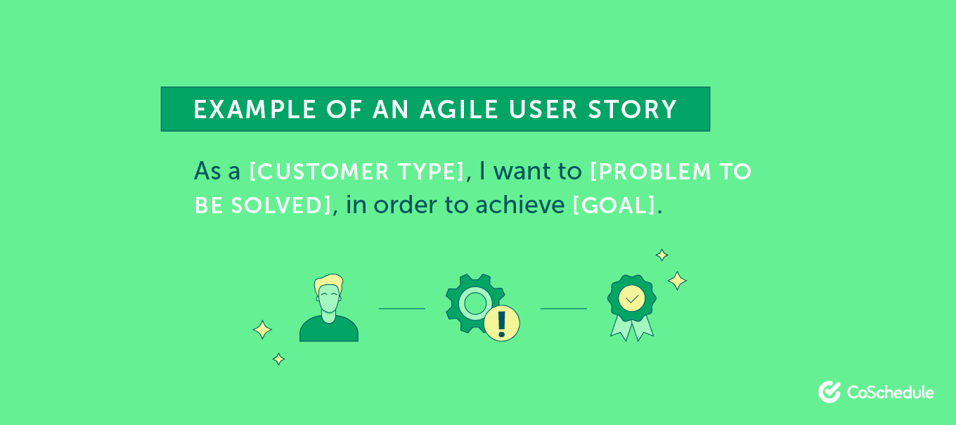 Example of an agile user story