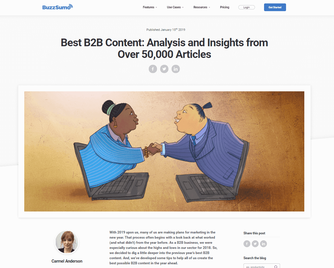 Best B2B Content: Analysis and Insights from Over 50,000 Articles