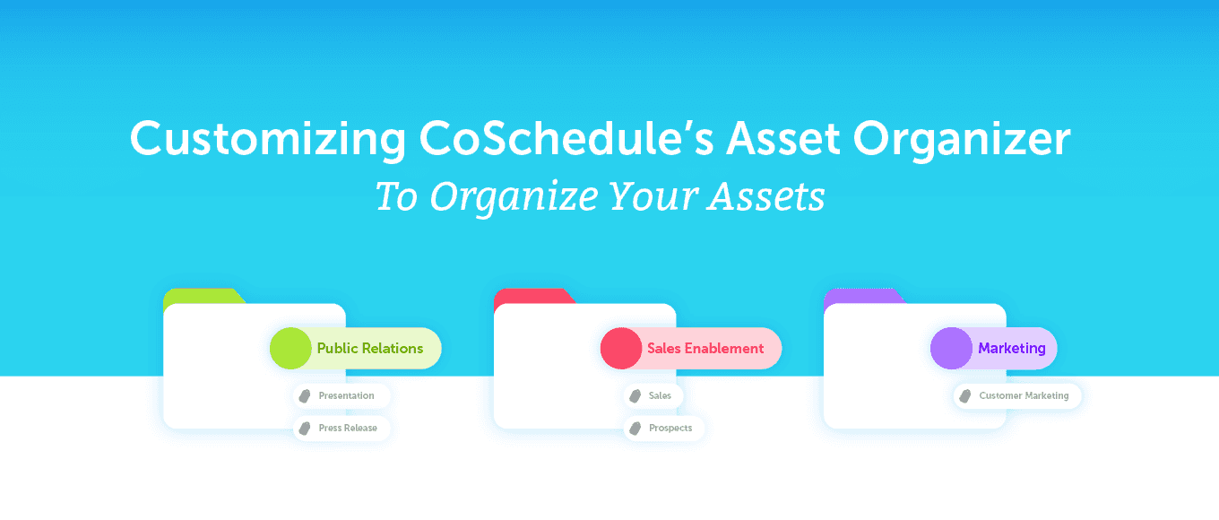 Cover Image for Customizing CoSchedule’s Asset Organizer To Organize Your Assets