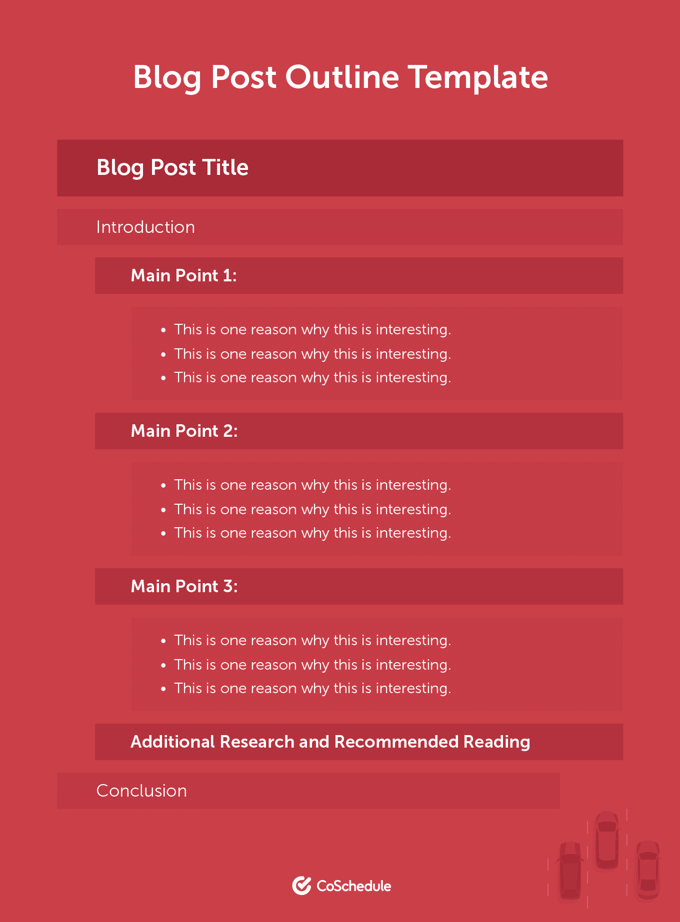 Example of a Blog Post Outline Template