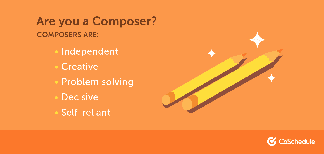 A list of traits that make up a composer