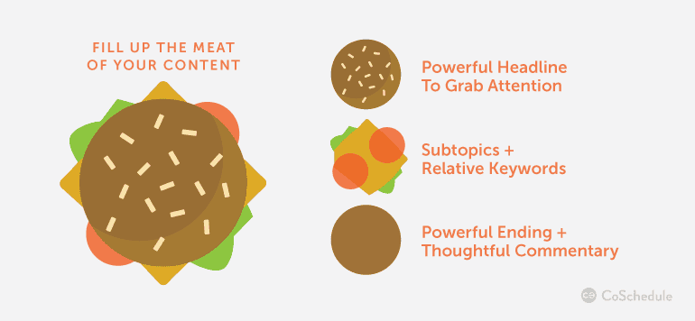 Content Hamburger illustration