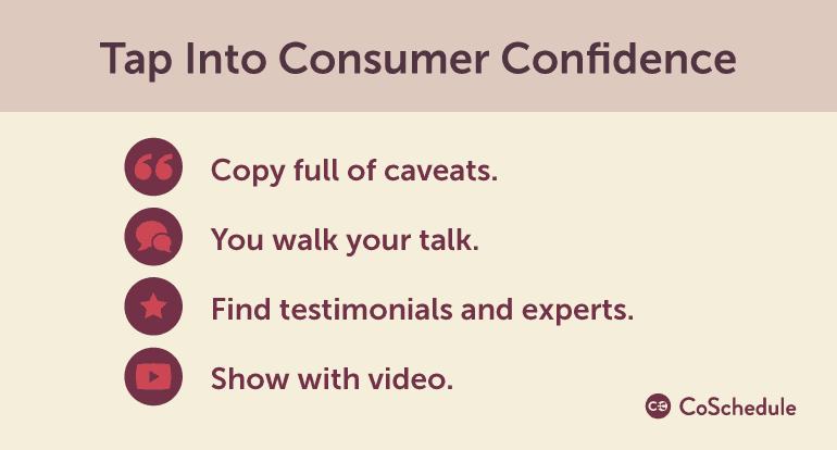 content that converts taps into consumer confidence
