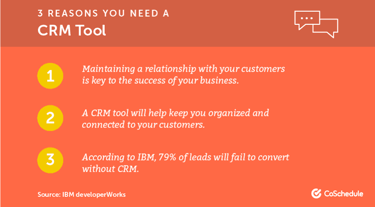 3 Reasons You Need a CRM Tool