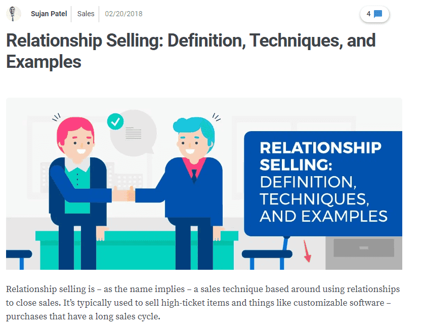 Relationship Selling: Definition, Techniques, and Examples