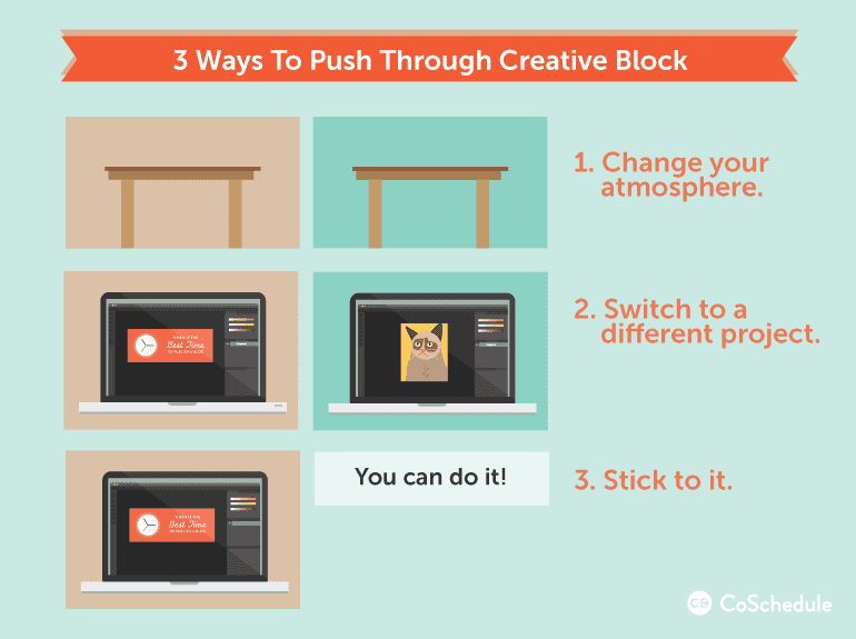 how to design blog graphics when you hit creative block