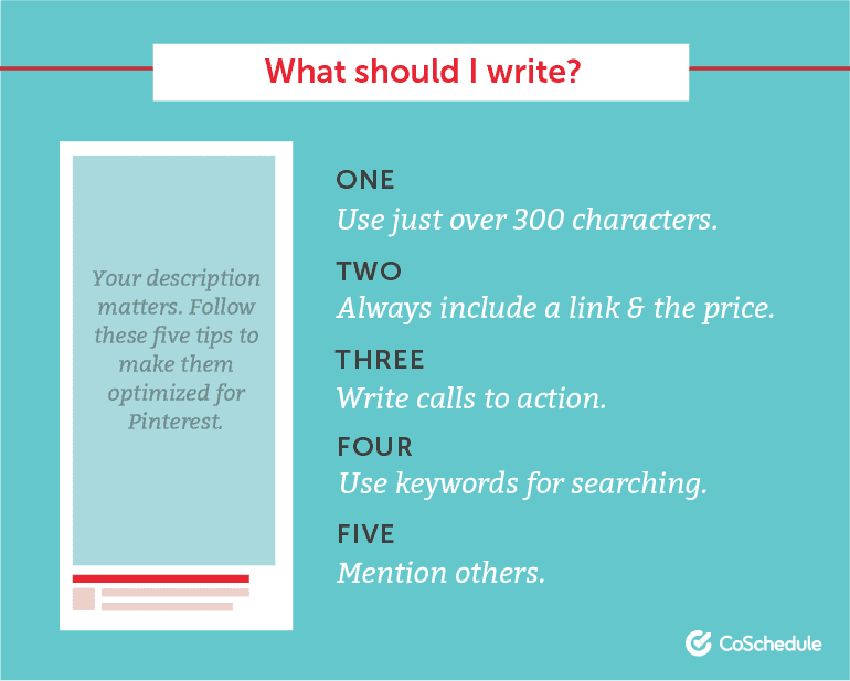 How to Write Pins: What Should You Write?