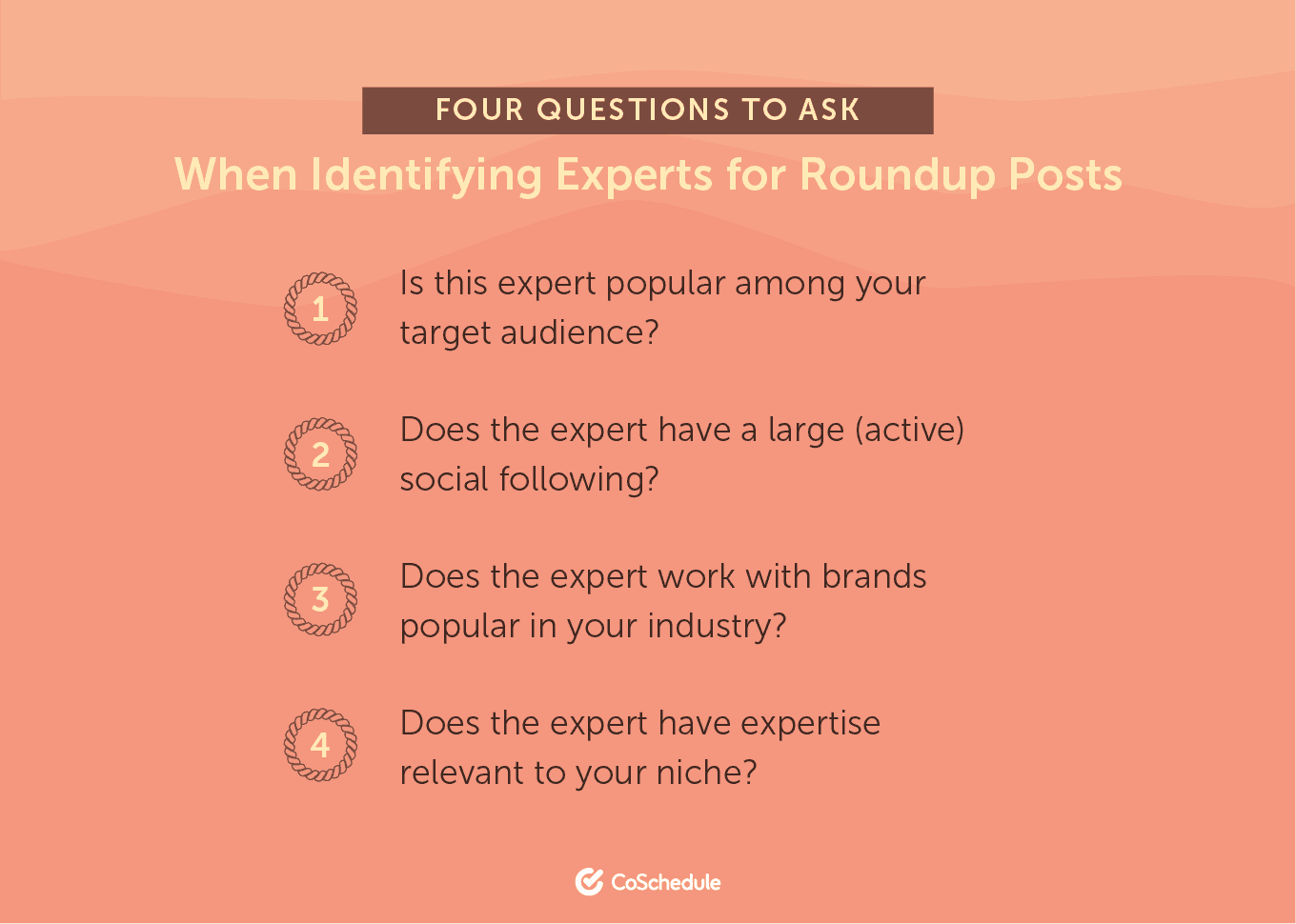 Four Questions to Ask When Identifying Experts for Roundup Posts