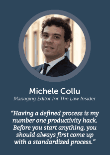 how to increase productivity with Michele Collu